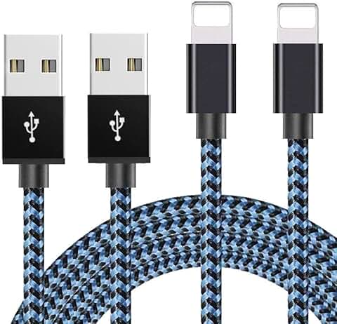 2-Pack 3.3ft Phone Charger Cables for iPhone and AirPods