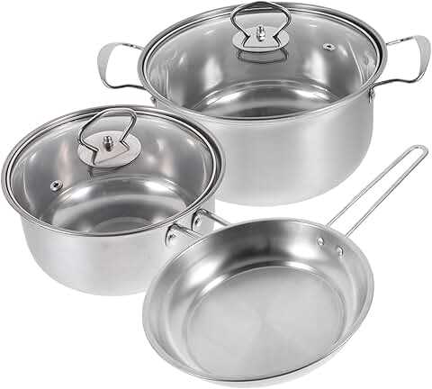 Stainless Steel Cookware Set for Daily Cooking