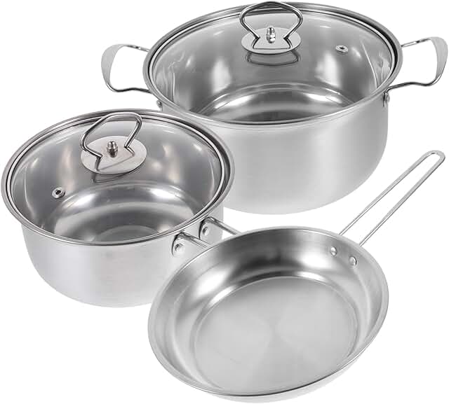 Stainless Steel Cookware Set for Daily Cooking