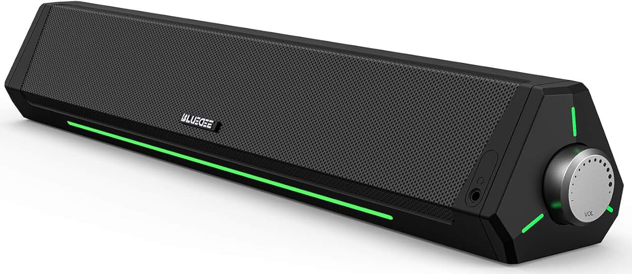 Computer Desktop Speakers with Bluetooth and Aux-in