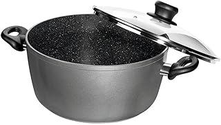 2016 7.4 Quart Non-stick Stone Coated Stock Pot with Lid