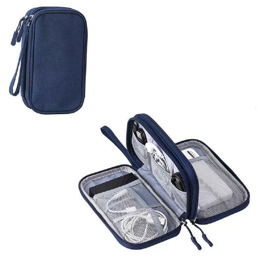 Waterproof Travel Cable Storage Bag in Blue