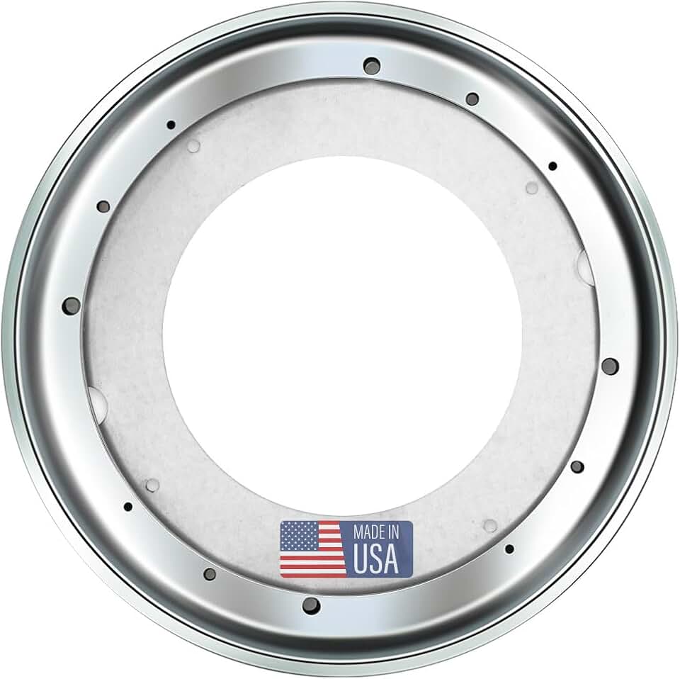 12-inch Steel Lazy Susan Turntable, Pack of 5