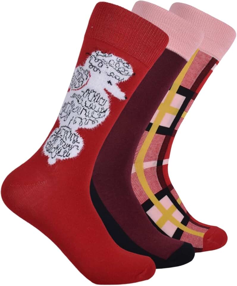 Three Poodle Crew Socks