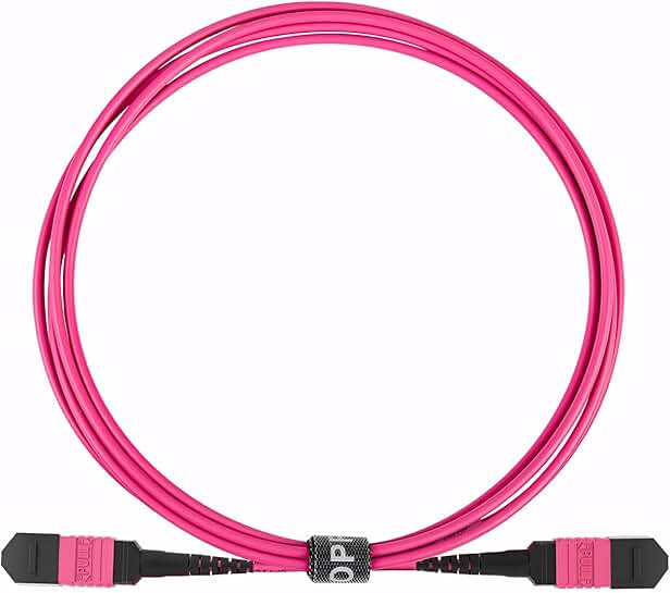 12-Fiber OM4 MPO Fiber Cable, 9.7m