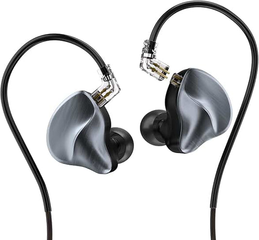 Wired In-Ear Monitors with Detachable Cable and HiFi Bass