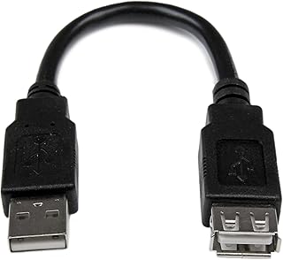 6-inch USB 2.0 extension cable A to A