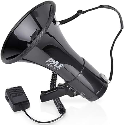 50W Megaphone with Siren and Aux Input