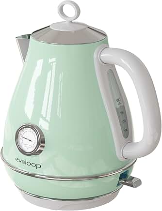 1500W 1.7L Electric Tea Kettle with Thermometer