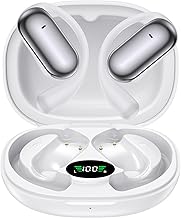 Open-Ear Headphones in Muted White