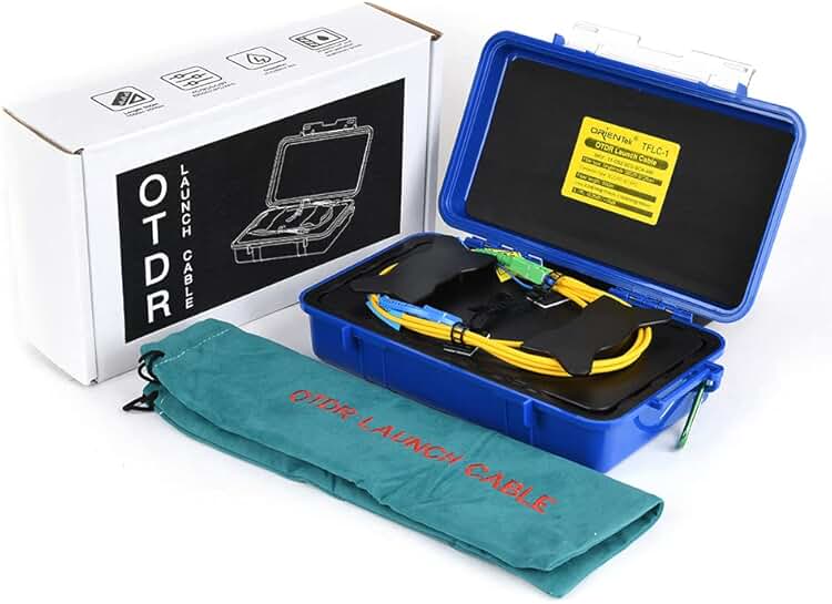 Fiber Optic OTDR Launch Cable Box, 1000m