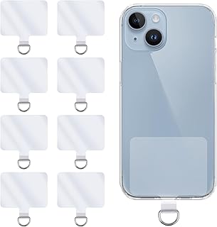 8 Transparent Phone Tether Tabs for Smartphones