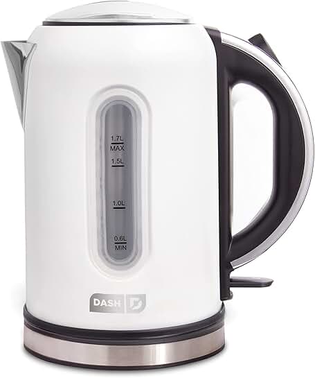 Electric Kettle with Rapid Boil and Cool Touch Handle