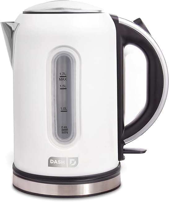Electric Kettle with Rapid Boil and Cool Touch Handle
