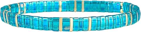 Women’s Colorful Bead Stretch Friendship Bracelet