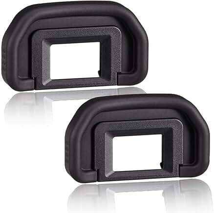Viewfinder Eyecup for Canon DSLR Cameras (2 Pack)