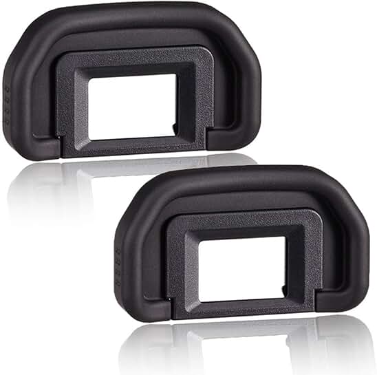 Viewfinder Eyecup for Canon DSLR Cameras (2 Pack)
