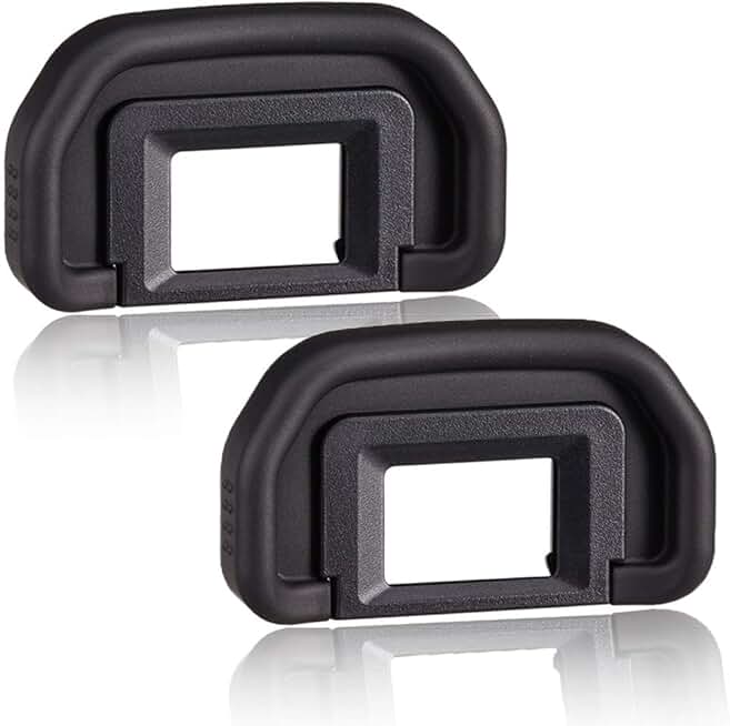 Viewfinder Eyecup for Canon DSLR Cameras (2 Pack)