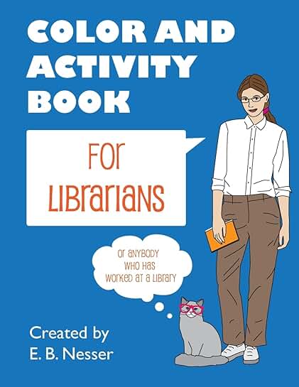 Color and Activity Book for Library Workers