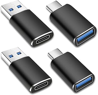 4 Pack USB to USB-C OTG Adapters and Converters