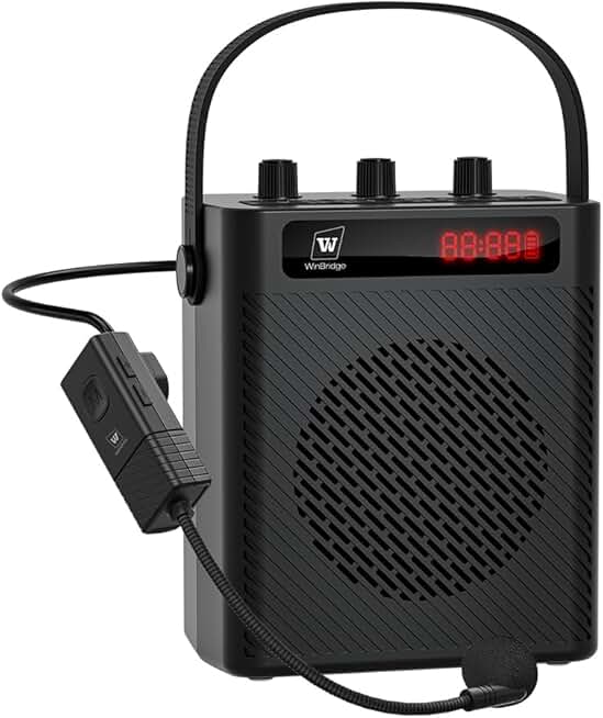 30W Wireless Voice Amplifier with Headset Microphone