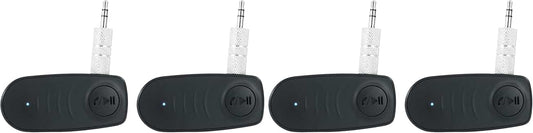 Pair of Aux to Bluetooth Adapters for Connecting Two Speakers