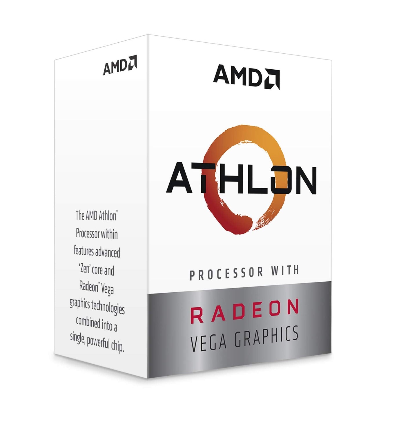 Athlon 3000G 2-Core, 4-Thread Unlocked Desktop Processor with Radeon Graphics