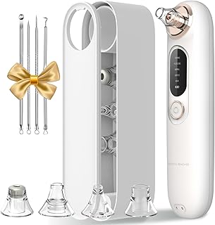 Blackhead Remover Pore Vacuum Kit with 5 Suction Levels
