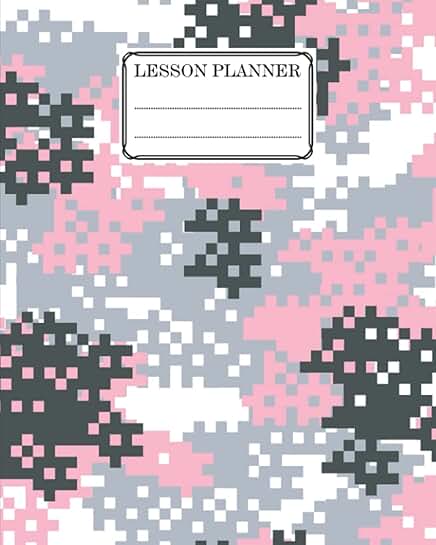 Elementary and high school lesson planner with 121 pages