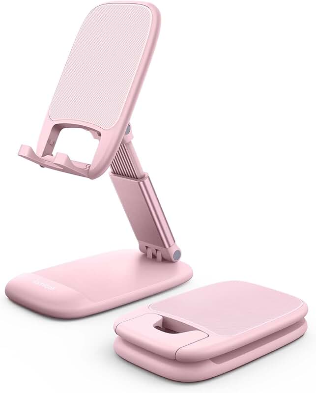 Pink Phone Holder for Desk and Office