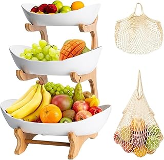 Three-Tier Fruit and Vegetable Storage Basket