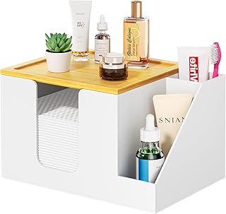 Acrylic Face Towel and Toothbrush Holder Box