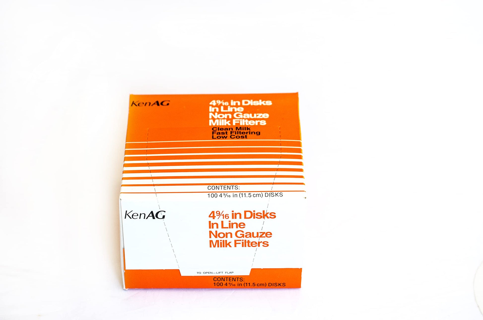 Kenag Milk Filter Disks 4-9/16" (100 disks) (1 Pack)