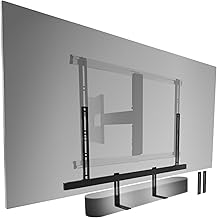 Soundbar Mount for VESA 100-600, Black, Max 14.3 lbs