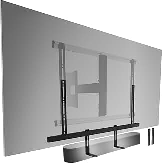 Soundbar Mount for VESA 100-600, Black, Max 14.3 lbs