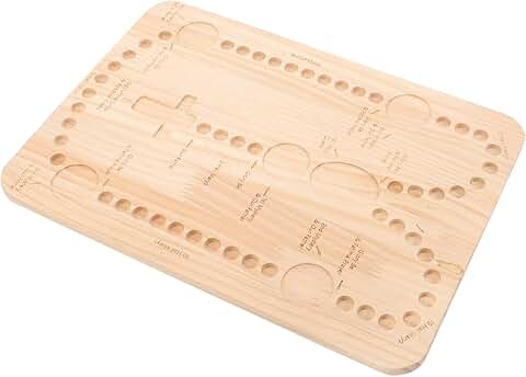 Wooden Bead Board for Jewelry Making and Design