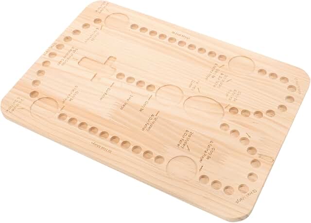 Wooden Bead Board for Jewelry Making and Design