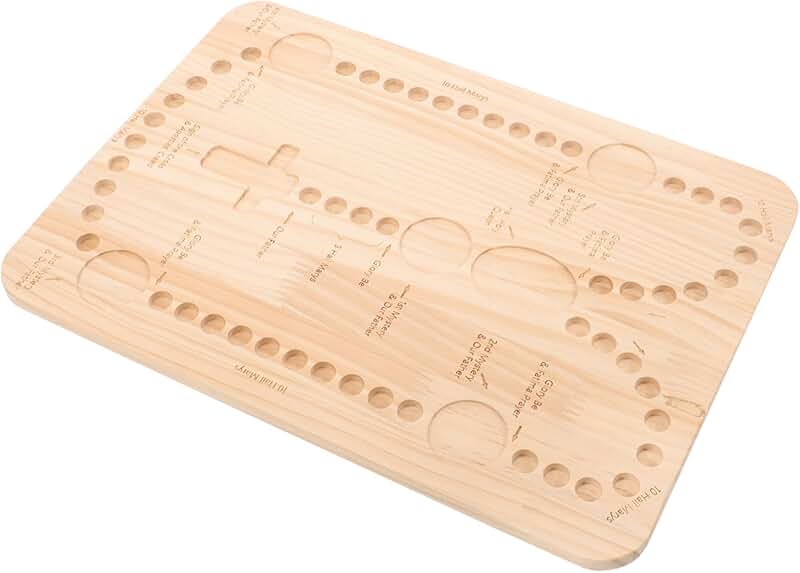 Wooden Bead Board for Jewelry Making and Design