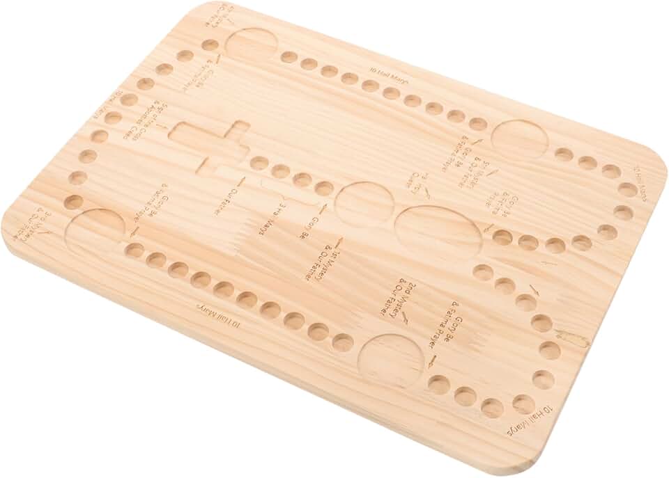 Wooden Bead Board for Jewelry Making and Design