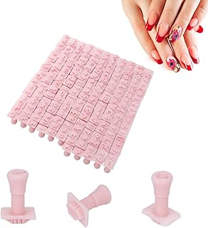 192-Pattern 3D Nail Art Stamping Kit for DIY and Salon