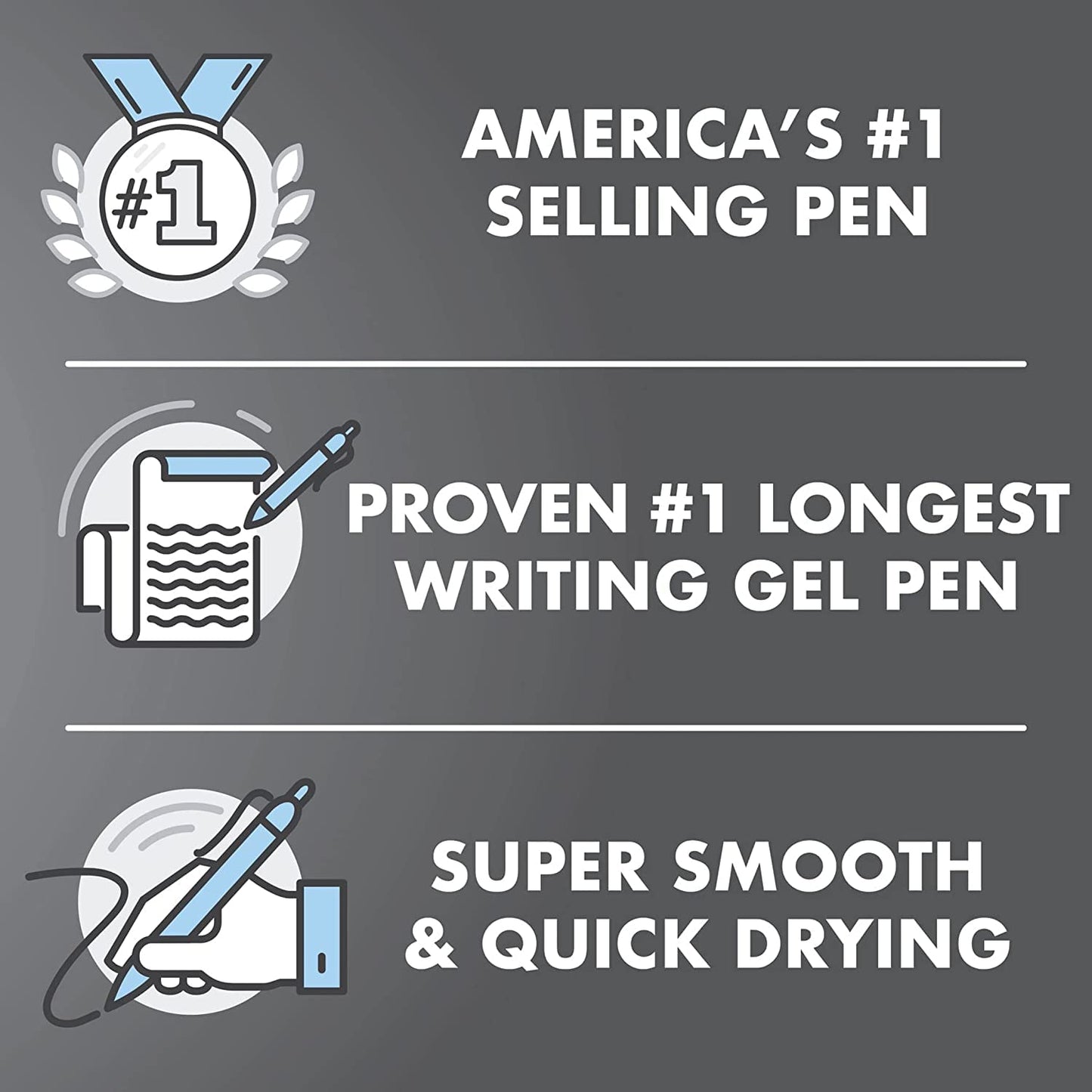 Mini Gel Ink Rollerball Pen Set, 6-Pack
