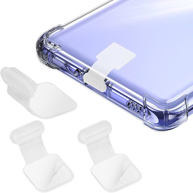 Type-C Dust Cover Caps, 3 Pack, Transparent
