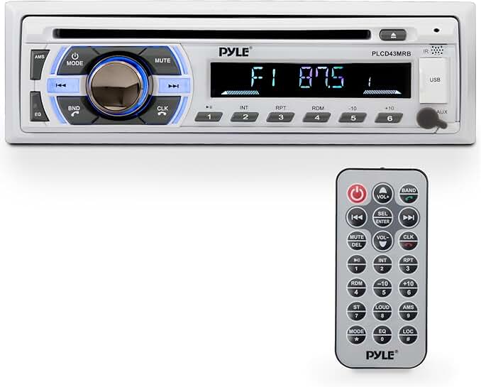 Marine Bluetooth Stereo Receiver with CD and USB