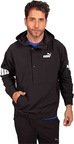 Men's Hooded 1/2 Zip Windbreaker