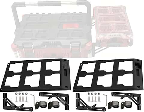 Folding Storage Mount and Organizer in Black