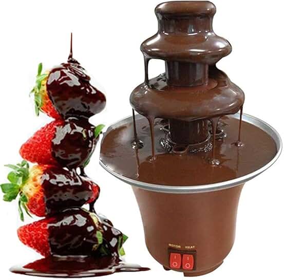 220V Electric Chocolate Fountain for Melting and Mixing