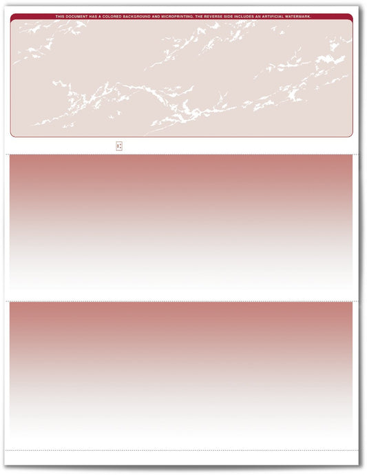250 Burgundy Business Voucher Checks