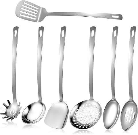 7-Piece Stainless Steel Kitchen Utensil Set