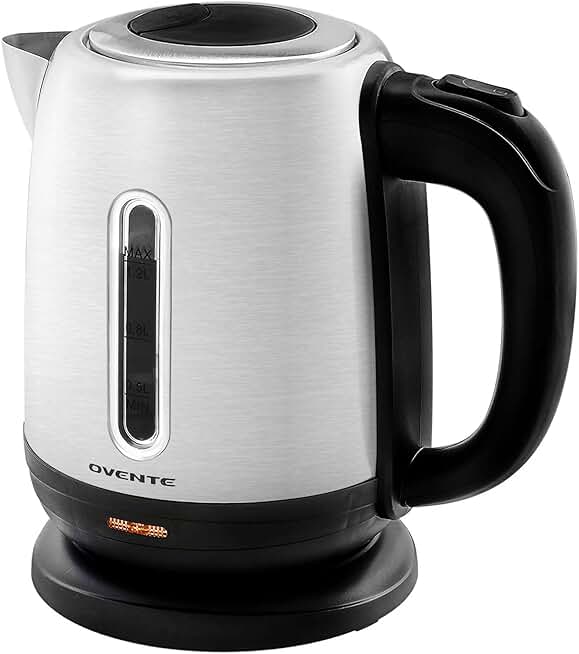 Stainless Steel 1.2L Electric Tea Kettle with Auto Shut-Off