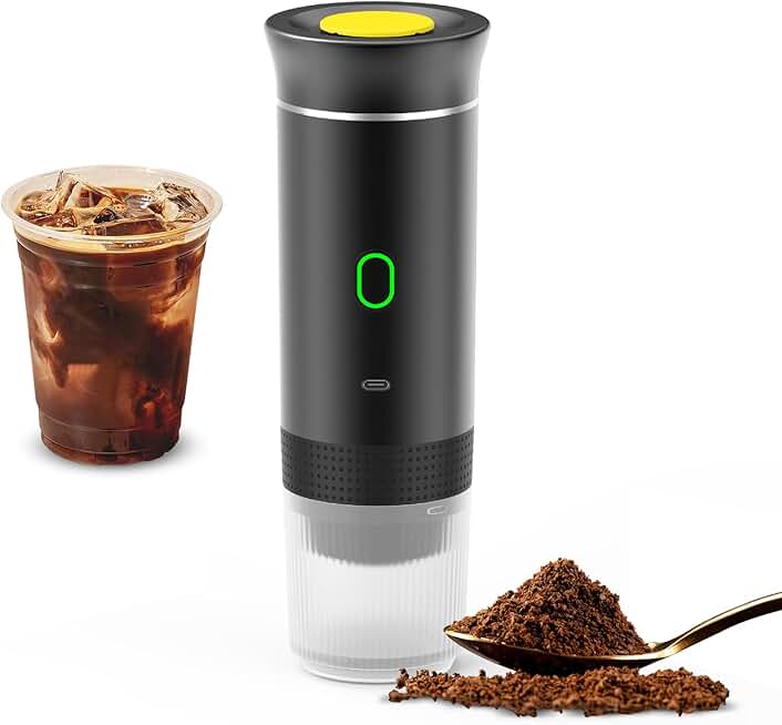 Portable 3-in-1 Cordless Coffee Maker with 150ml Cup
